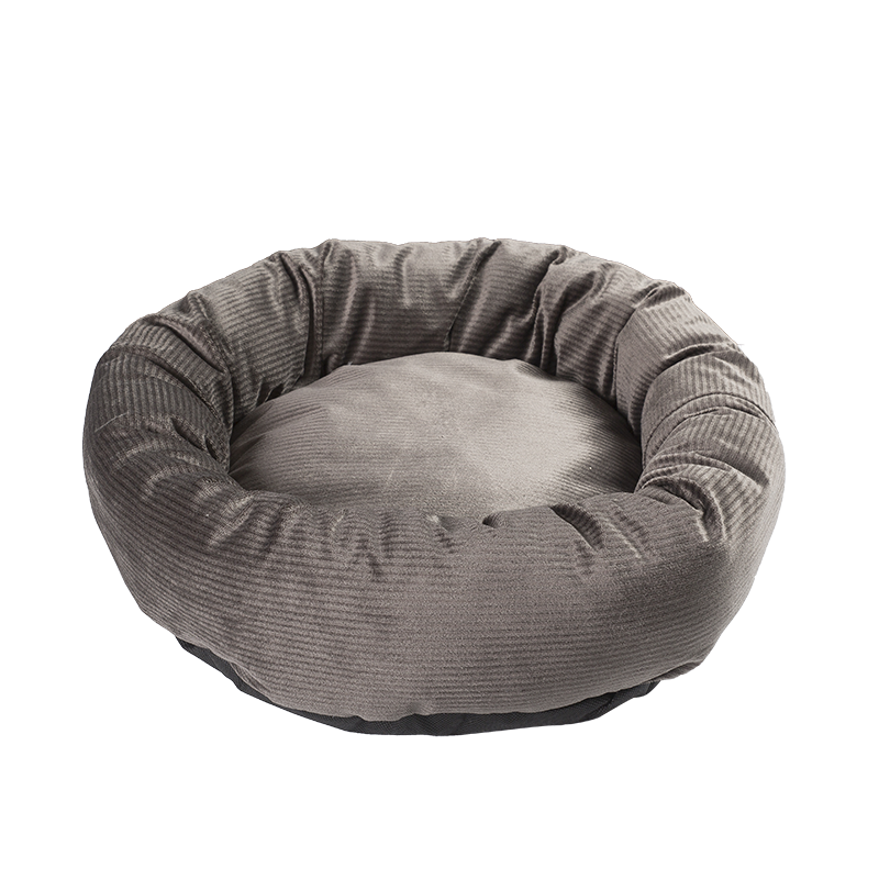 Lit câlin pour chat en forme de beignet en velours HY-04